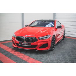 Накладка сплиттер на передний бампер Вар2 на BMW 8 G15 M850i